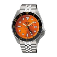 [Watchspree] Seiko 5 Sports Automatic GMT SKX Sports Style Silver Stainless Steel Band Watch SSK005K1
