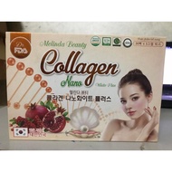 (Genuine Box Of 30 Powder Packs): Collagen Nano White Plus Red Pomegranate, Beautiful Support, Pigmentation, Freckles.