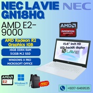 NEC LAVIE NS20AM2W, GN18HQ AMD GRAPHICS 15.6 INCH 7TH GENERATION 16GB DDR4 RAM, 512GB SSD