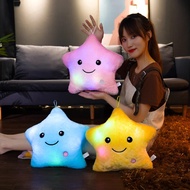 2023 New 1pc 40CM Luminous Star Pillow Led Light Pillow Plush Pillow Hot Sale Toys Colorful Stars Kids Toys Birthday Gifts For Kids