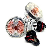Lampu Sein jadul Riting Reteng Motor Bulat Plastik Motor CB CBR Ninja Vixion Megapro