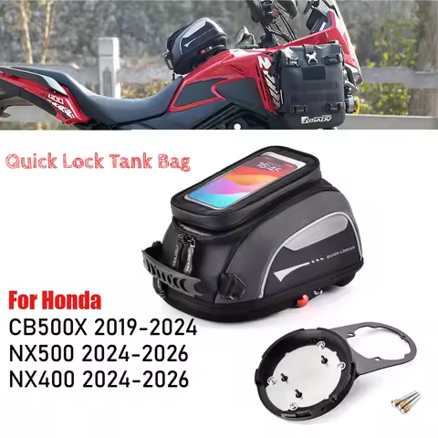 For HONDA CB500X CB400X NX400 NX500 CB 500X NX 500 Motorcycle Tank Bag Rotation Locked Anti Theft Lu