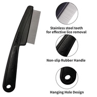 3 Colors Hair Comb With Fine Teeth Multifunctional Stainless Steel Teeth Comb F0a9