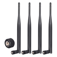 Bingfu 4G LTE Antenna Cellular 6dBi SMA Male Antenna (4-Pack) Compatible with 4G LTE Wireless CPE Ro