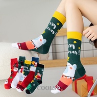 COOLSY Christmas Socks Men Women Christmas Socks Men Women Santa Gift Xmas Gift