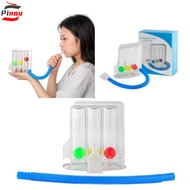 PINOU 3 Balls Breathing Trainer, Soft Durable Breath Measurement System, Plastics Fall Resistant Por
