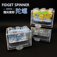 Mechanical Deformation Dinosaur Finger Rotating Decompression Small Gyro Loading Carrot Building Blo