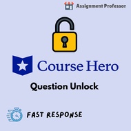 Course Hero Unlock Answer (FAST RESPONSE)