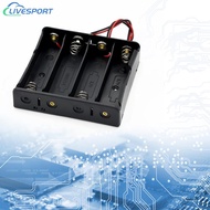 {Ready stock} 1 2 3 4 Slot 18650 Battery Storage Box Case Plastic Black for 18650 3.7V Battery LIVES