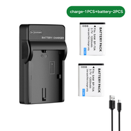 Puantes BP-70A/70A แบตเตอรี่+ช่องเดี่ยว LCD USB charger จับคู่กับ SAMSUNG AQ100/DV100/ES65 / 70 / 73