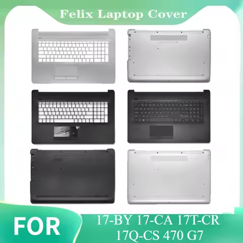NEW For 17-BY 17-CA 17T-CR 17Q-CS 470 G7 LCD Back Cover Laptop Top Palmrest Bottom Case Silver Black
