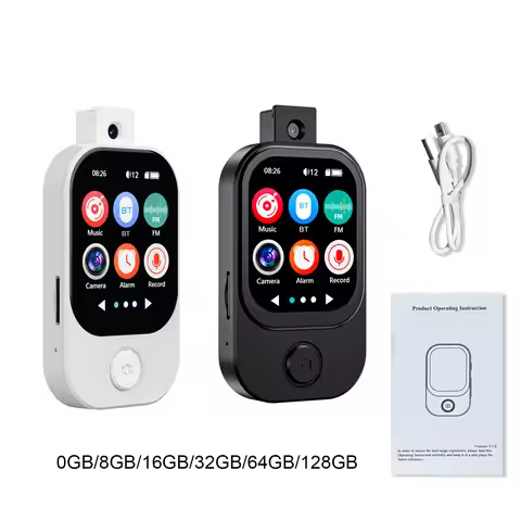 BT MP3 Player MP3 Music Player MP3 Player MP3 Music Player with Camera 2.01-inch Touchscreen Metal F