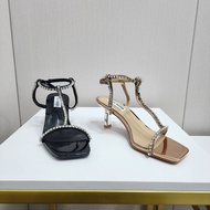 SM 164 Elegant Gemstone Strap Women's Heels 7cm