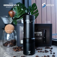 Vessel manual coffee grinder VS-3 external adjustable setting seven stars conical burr / grinder esp