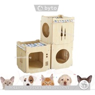 Gongjue Cat's Nest Dog House Rabbit Cage Mattress with Hammock