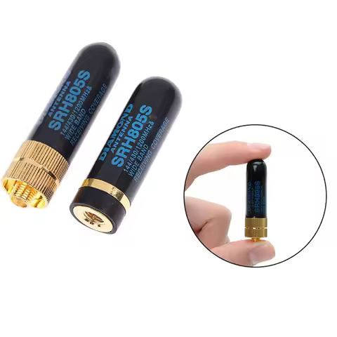 SRH805S High Gain Dual Band UHF+VHF SMA Male/SMA Female/BNC Antenna for Baofeng UV-5R UV-82 Kenwood 