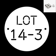 UMAKE Circle Round House Number Customized Minimalism Modern House Plate / Nombor Plat Rumah 门牌 Hous
