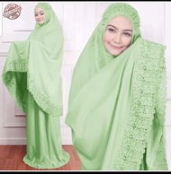 Mukena Dewasa Siti Khodijah Katun Premium Murah Mewah