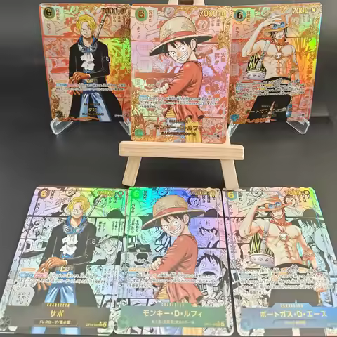 DIY Bandai OPCG ONE PIECE CARD OP13 RED MANGA Ace Sabo LUFFY COMIC SUPER PARALLEL JAPANESE 2025 Coll