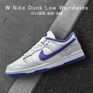 Nike Dunk Low Worldwide W Grey White Blue Label Basketball Shoes Casual Sports Training Running Shoes