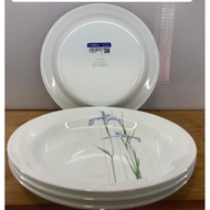 Corelle Shadow Iris (Rimmed Soup Bowl 4pcs)