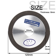 BAI WEN 100/125/150มม. PDX เพชรล้อเจียรเรซิ่นแผ่นขัด150/320เครื่องตัดคาร์ไบด์กรวดสำหรับเครื่องตัดโลห
