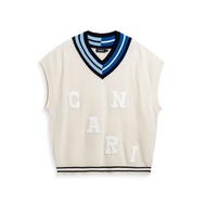 CARNIVAL CNVFW24KN002CR SCATTER KNIT VEST CREAM