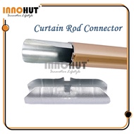 [1PC] Innohut Steel Roman Curtain Rod Connector Penyambung Rod Langsir (28mm) Curtain Rod Joiner Curtain Rod Accessories