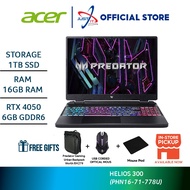 Acer Predator Helios NEO 16 PHN16-71-778U (RTX4050) / PHN16-71-77HU (RTX4060) LAPTOP (i7-13700HX 16GDR5 1TBSSD/16" IPS)