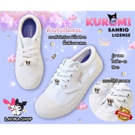 Kuromi School Shoes Women's Canvas White Y-ROON Model Y999 Pattern Size 33-42 (Can Request A Bill To