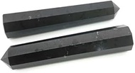 Black Tourmaline Stone Wands for Positive Energy | Natural Stone Pencil Wand Great for grounding, It