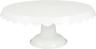contento 672243 Cake Stand, White, Size: Diameter 9.8 x 4.1 inches (25 x 10.5 cm) (M)