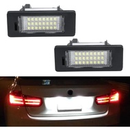 2Pcs Car Trunk LED License Plate Lights 24 Leds Lamp for BMW E39 E60 E90 X Series E30 E34 E36 E46 E5