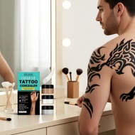 Tattoo Concealer Set: 2-Tone, Waterproof, Full Coverage 10g + Mixing Bottle