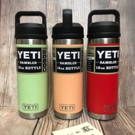 YETI RAMBLER 18 OZ CHUTE CAP HEAT BOTTLE Thermos Bottle [OLDEST] YETI RAMBLER 18 OZ CHUTE CAP HEAT B