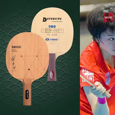YINHE 980XX Cut Table Tennis Blade Defense 5-ply Pure Wood Loop Spin 40+ Ball Ping Pong Bottom Plate