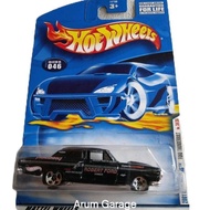 Hot Wheels Ford Thunderbolt. US Card 2001 First Editions Series. Tampo Hugh Riehlman Black Color. Ro
