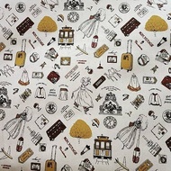 Bon voyage motif canvas