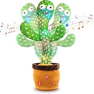 ROYPOUTA Dancing Talking Cactus Toy for Baby Toddler