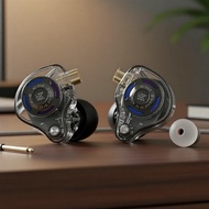 KZ Gale Wired Gaming Earphones HiFi Deep Bass Comfort Fit IEMs for PS No Microphone  KZ Gale Fon Tel