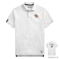 Beverly HILLS POLO CLUB'S new printed comfortable casual loose-sleeved POLO shirt
