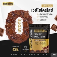 🤎โปรตีนลีนไขมัน🤎 COUNTDOWN HYDROLYZED WHEY PROTEIN เคาท์ดาวน์ ไฮโดรไลซ์ เวย์โปรตีน เครื่องดื่มเวย์โปรตีน รสโกโก้ ชนิดผง | 750 กรัม