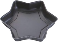 Tiger Crown 5064 Cake Pan, Black, 10.0 x 1.7 inches (255 x 43 mm), Black Star Steel, Fluorine Treatm