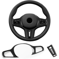 T-carbon Steering Wheel Frame Cover Trim Fits BMW 3 4 5 7 8 Series,X2 X3 X4 X5 X7 I4 Z4 M2-M8 X3M-X6
