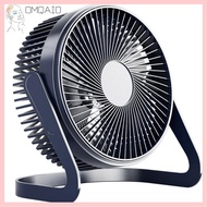 OMQAIO Mute USB Electric Fan Plastic Portable Desktop Fan Strong Wind Mini Fan Office