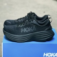 💟HOKA ONE ONE Bondi8邦代8低幫跑步鞋女款黑色