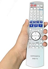 Replacement Remote Control EUR7659Y70 Compatible for Panasonic DVD Recorder DMR-ES35V DMR-ES35 DMR-E