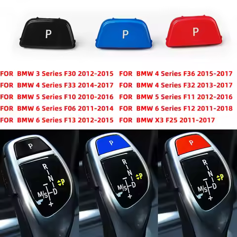 Car Gear Shifter Knob P Parking Button Switch Fit For BMW 3 4 5 6 Series F30 F10 F32 F36 F33 F06 F12