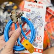 120w rotating charging cable