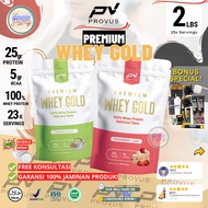 Provus Premium Whey Gold 2 lbs 900 grams Protein Milk Concentrate Supplement Fitness BPOM HALAL